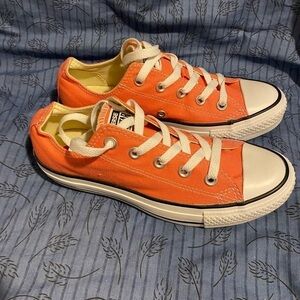 Converse salmon pink all star lows womens 6